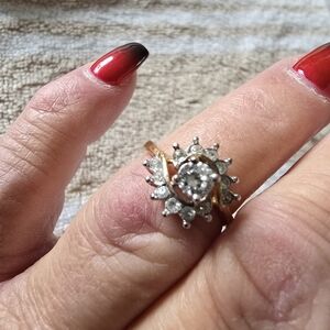 Radiant Gold and Silver Women's Ring